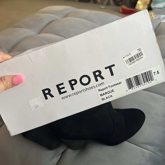 “Report- Black Booties size 7.5” - Picture 6 of 9